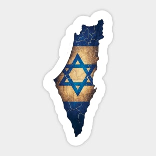 ISRAEL MAP Sticker